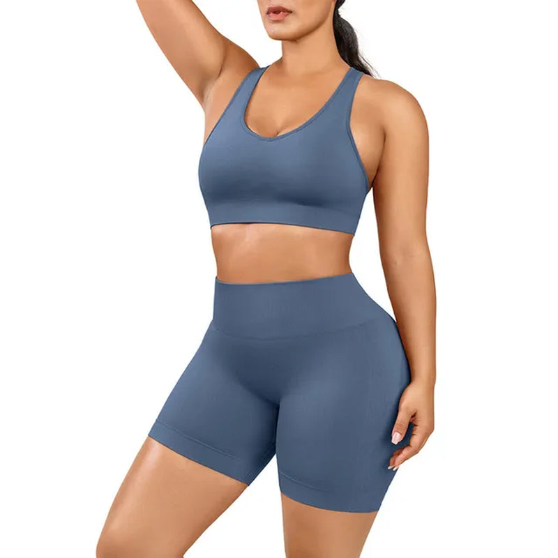 Shapwear Setsport Yoga Set Soft and Breathable High Waist Fitness Gym Suit Sportwear Women Set Workout Clothes for Women